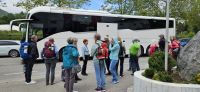 Bus Ankunft im Hotel Terrassenhof