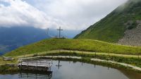 Gipfelkreuz an der Gartalm