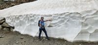Schneewand vor dem Pfitscher Joch