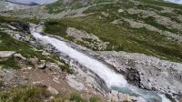 Wasserfall vor der Grenze