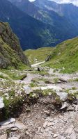 steiler Abstieg ins Pfitscher Tal