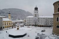 070 Salzburg, Blick auf den Residenzplatz