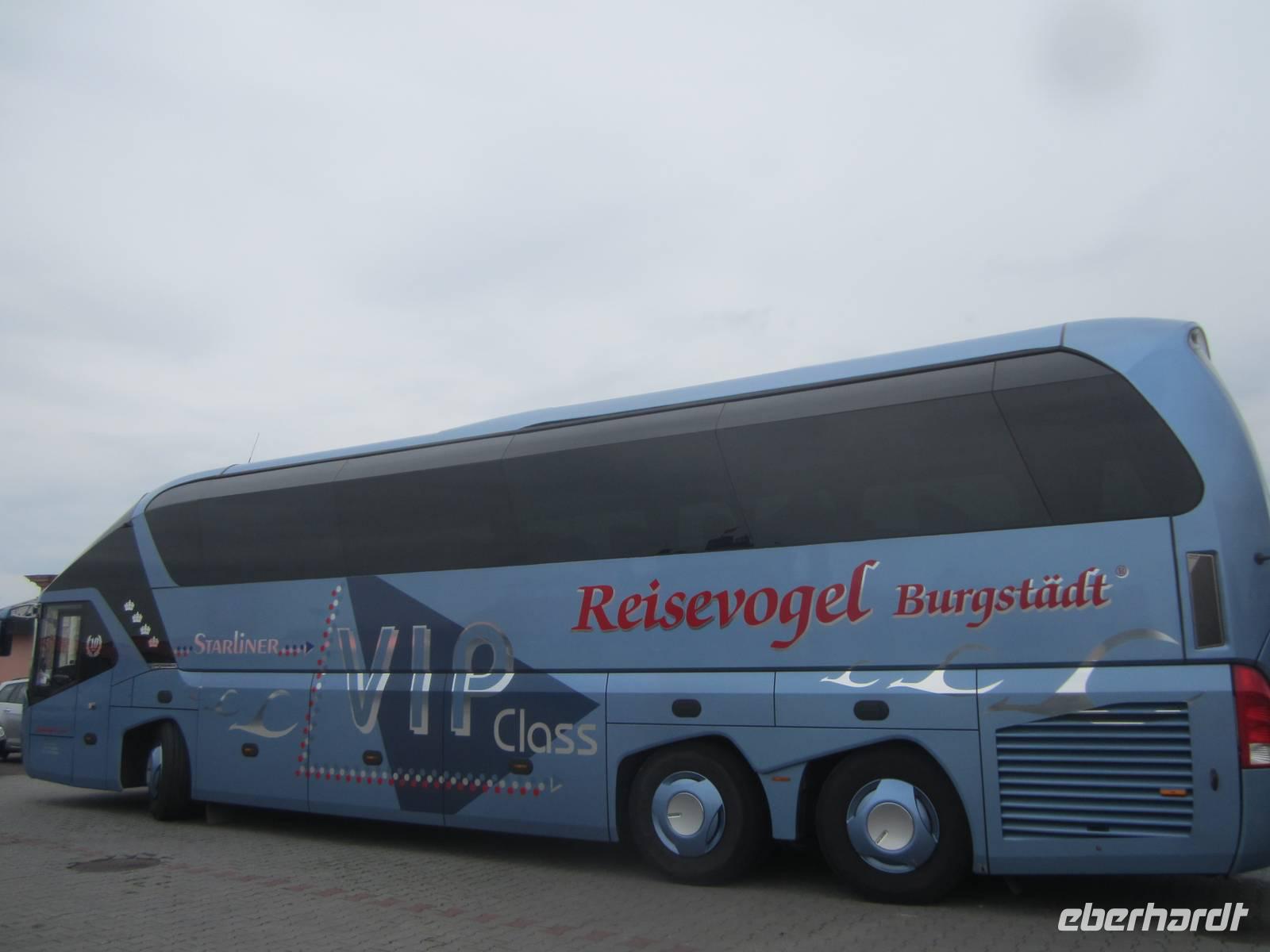 Mit dem Reisevogel und dem Fahrer Michael waren wir in Wien