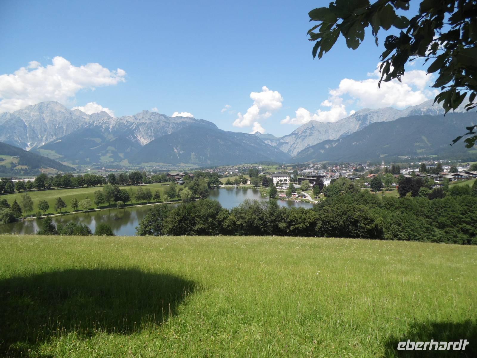Ritzensee mit Steinernem Meer im Hintergrund