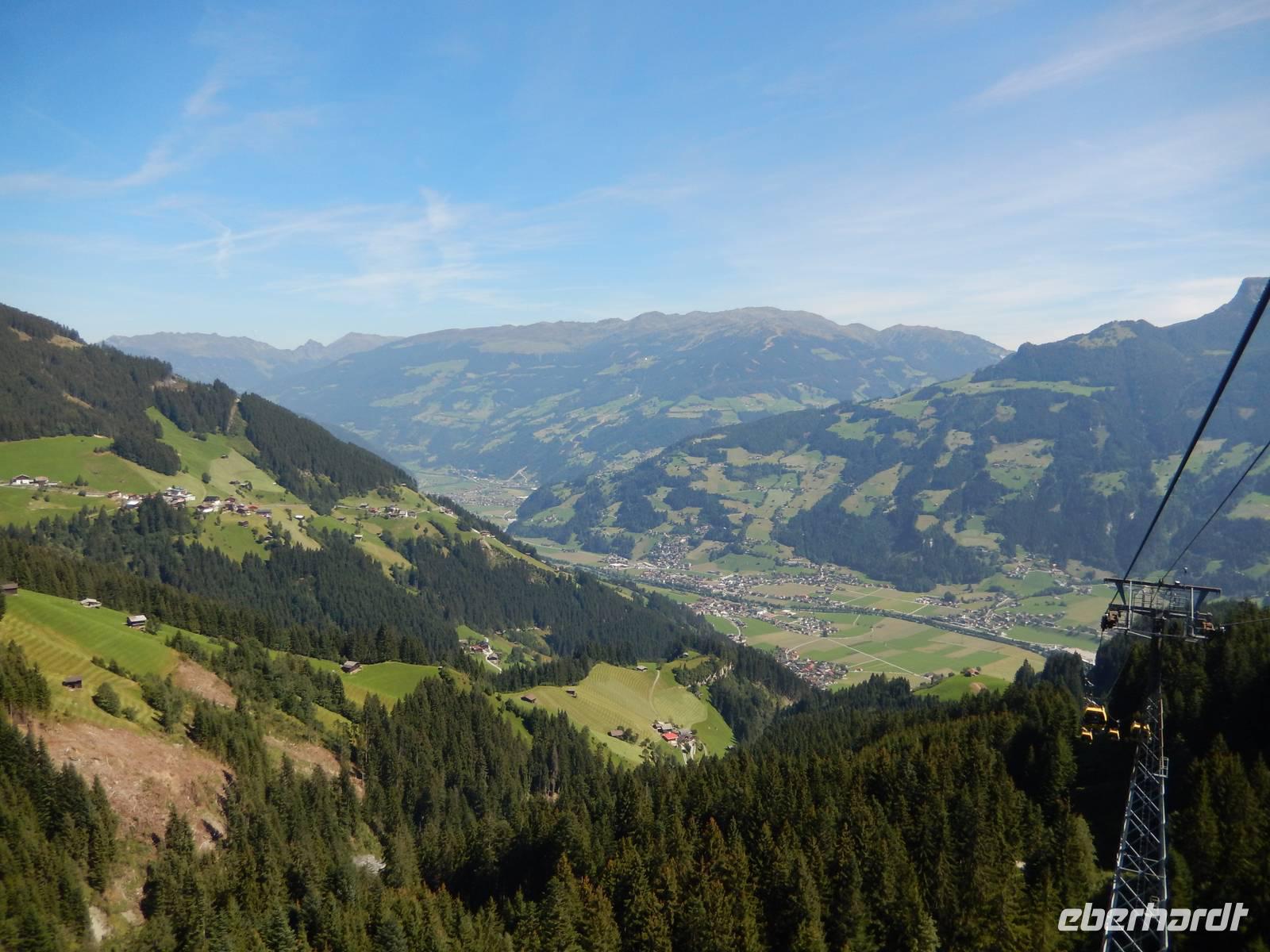 Blick aus der Horbergbahn