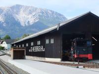 Wieder zurück am Bahnhof in Puchberg