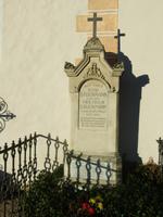 Am Grab von Friedrich Gauermann