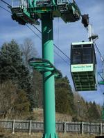 Mit der Kabinenbahn fahren wir auf die Bürgeralpe