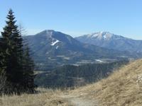 Blick von der Bürgeralpe zur Gemeindealpe und zum Ötscher