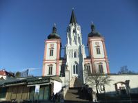 Die bekannte Wallfahrtskirche von Mariazell
