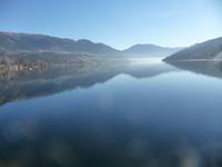 Der Millstätter See   -   kein Lüftchen weht, nur Sonnenschein.