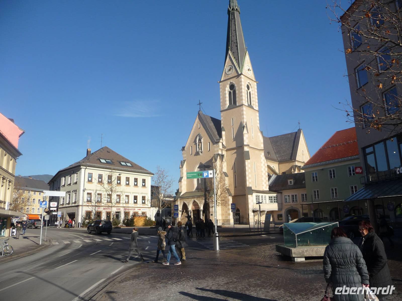 Die Jakobskirche in Villach.