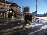 Für die Pferde gibt es ein Päuschen.