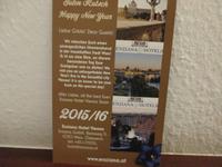 Neujahrsgrüße des Hotels 