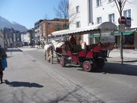 ... und noch einmal, gern gesehen, ein Fiaker.