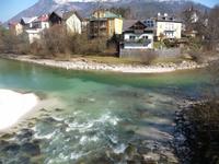 Zusammenfluß von Traun und Ischl.