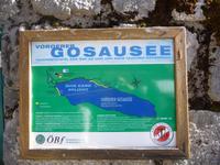 Erklärungen am Gosausee.