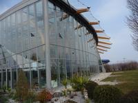 Eine Badelandschaft in Prien am Chiemsee.