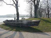 Mit einem solchen Boot auf dem Chiemsee   -   es war einmal.