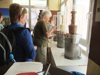 ... und an den Schokoladenbrunnen gekostet