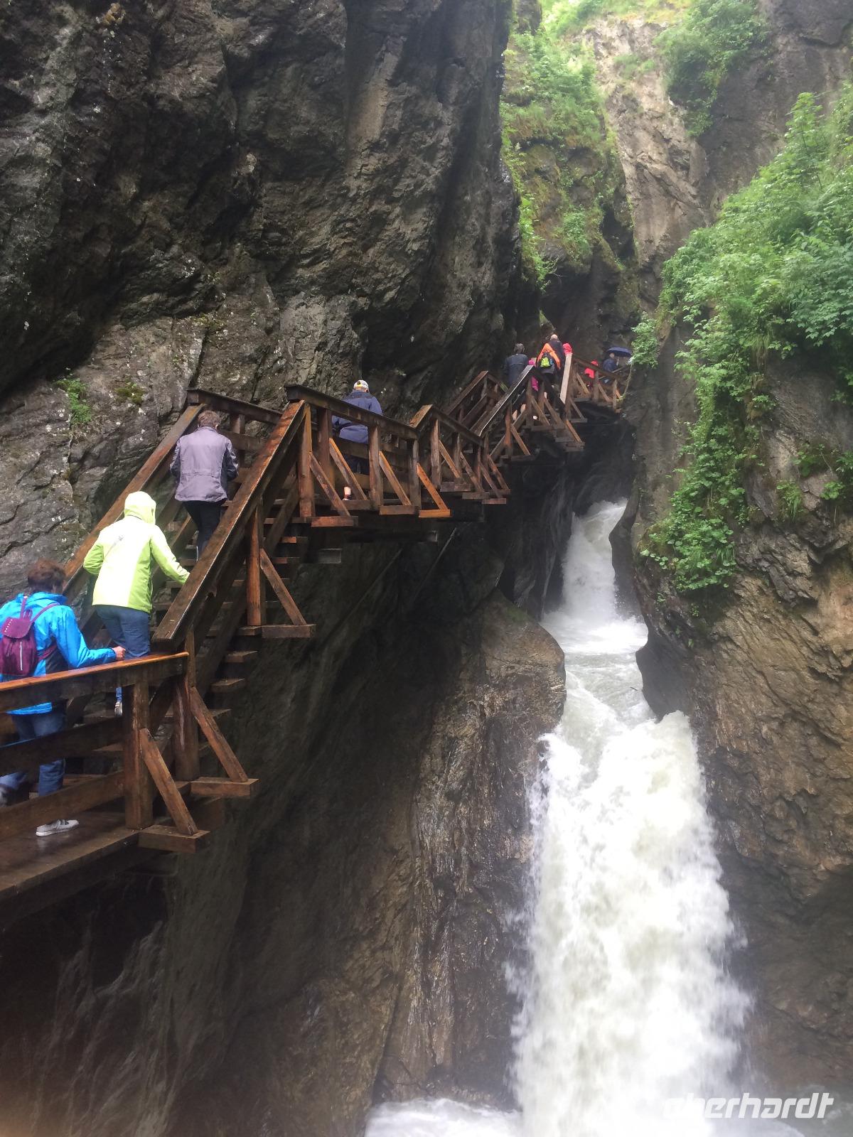 Aufstieg in die Sigmund-Thun-Klamm