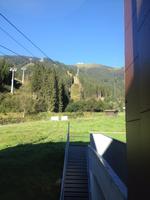 Blick entlang der Schmittenhöhenbahn