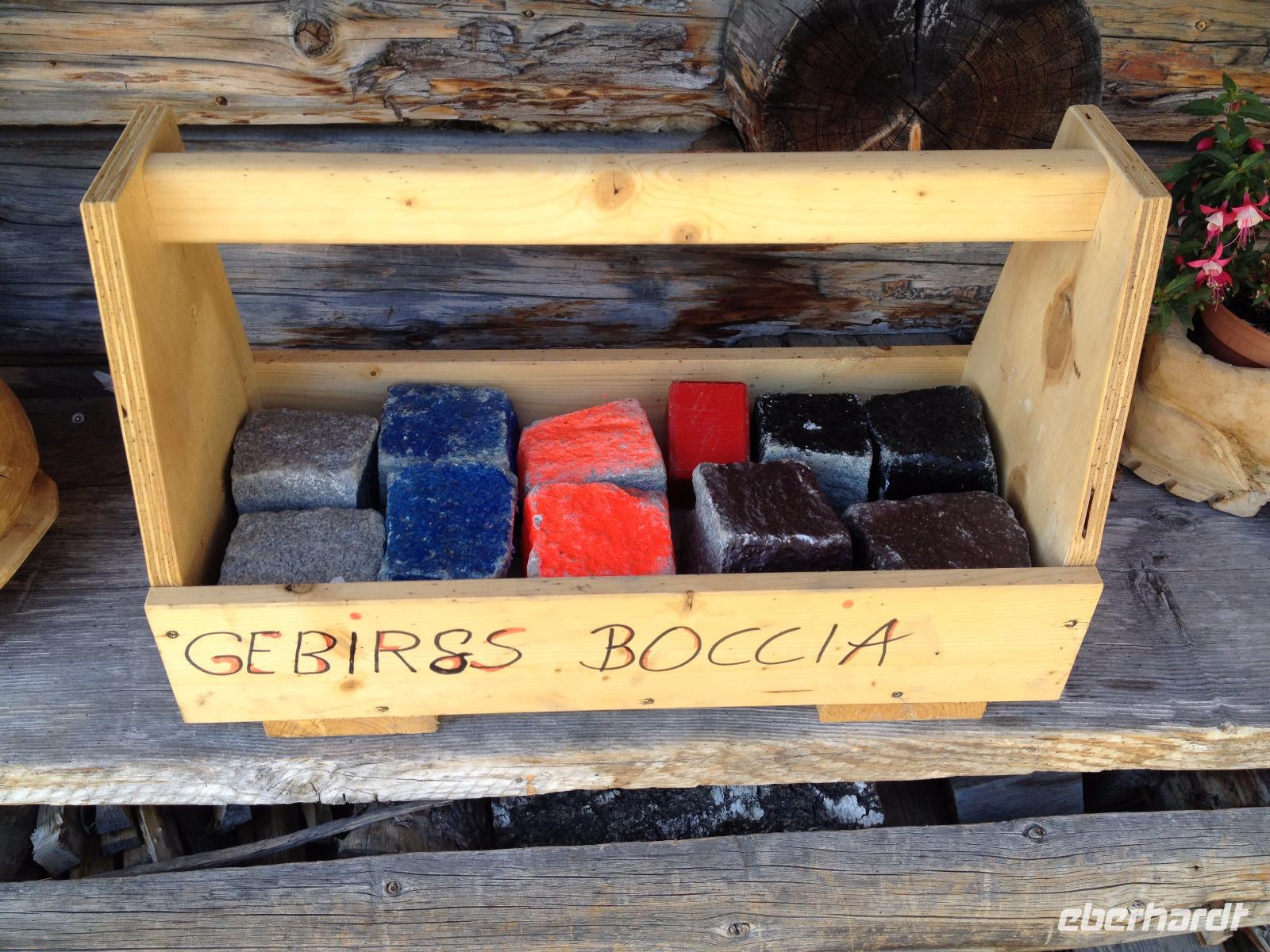 Boccia in der Gebirge-Edition