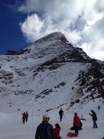 Blick auf den Gipfel des Kitzsteinhorns