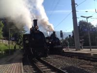 Dampflokfahrt am letzten Tag voir der Abreise