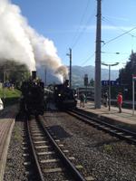 Dampflokfahrt am letzten Tag voir der Abreise