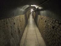 Fast 500 Meter geht es hinein in den Berg