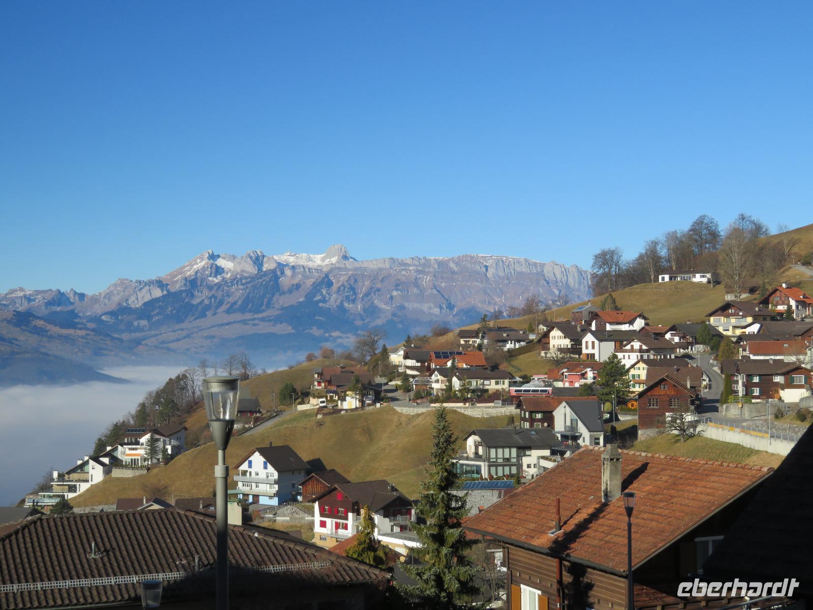 Triesenberg mit Alpstein in der Schweiz