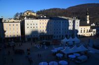 096 Salzburg, Domquartier, Blick auf den Residenzplatz