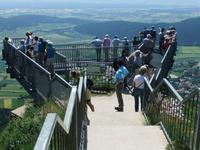 Auf dem Sky-Walk an der Hohen Wand
