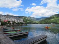 Blick zum Grand Hotel