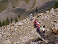 Abstieg von Similaun Hütte