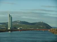 Fahrt über die Donau