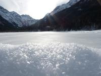 Große Schneekristalle