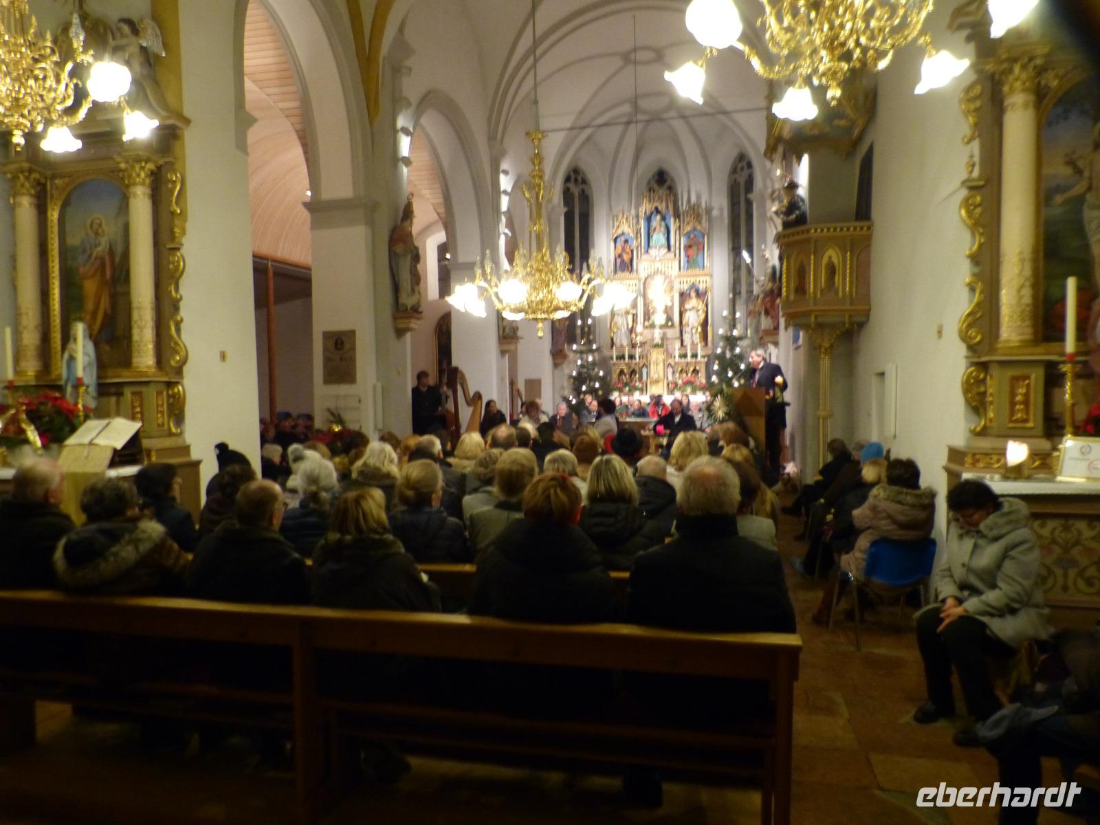 Festliche Stimmung zum Konzert in der Pfarrkirche Wagrain