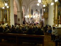 Festliche Stimmung zum Konzert in der Pfarrkirche Wagrain