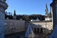 059 Salzburg, Blick auf den Domplatz