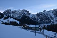081 Abtenau, Blick auf das Tennengebirge