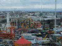 Blick vom Riesenrad auf den Prater...