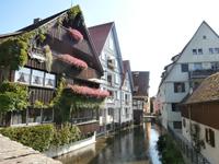 Ulm Fischerviertel an der Blau