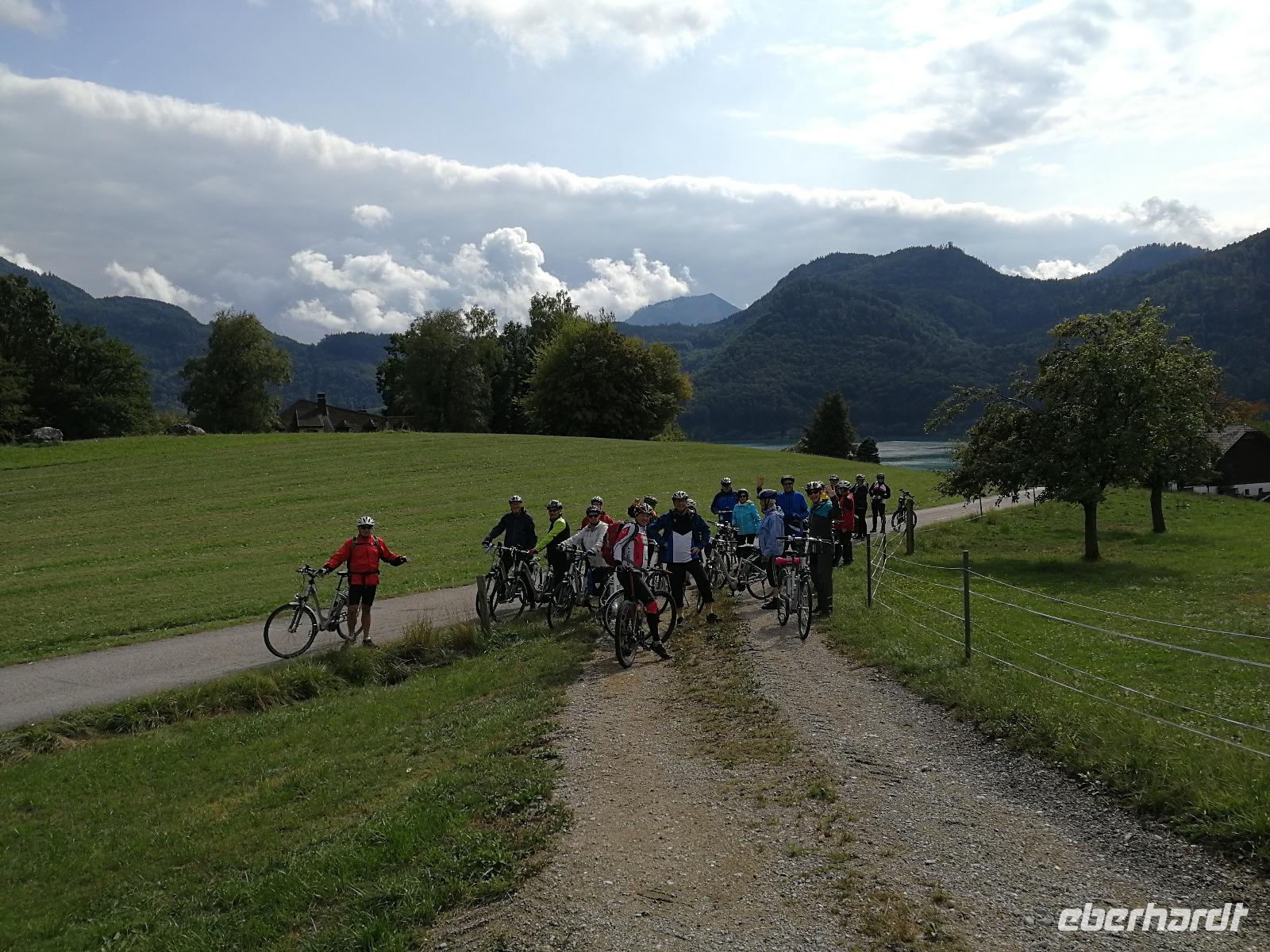 Radtour am Mondsee