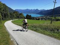 Radtour zurück zum Wolfgangsee