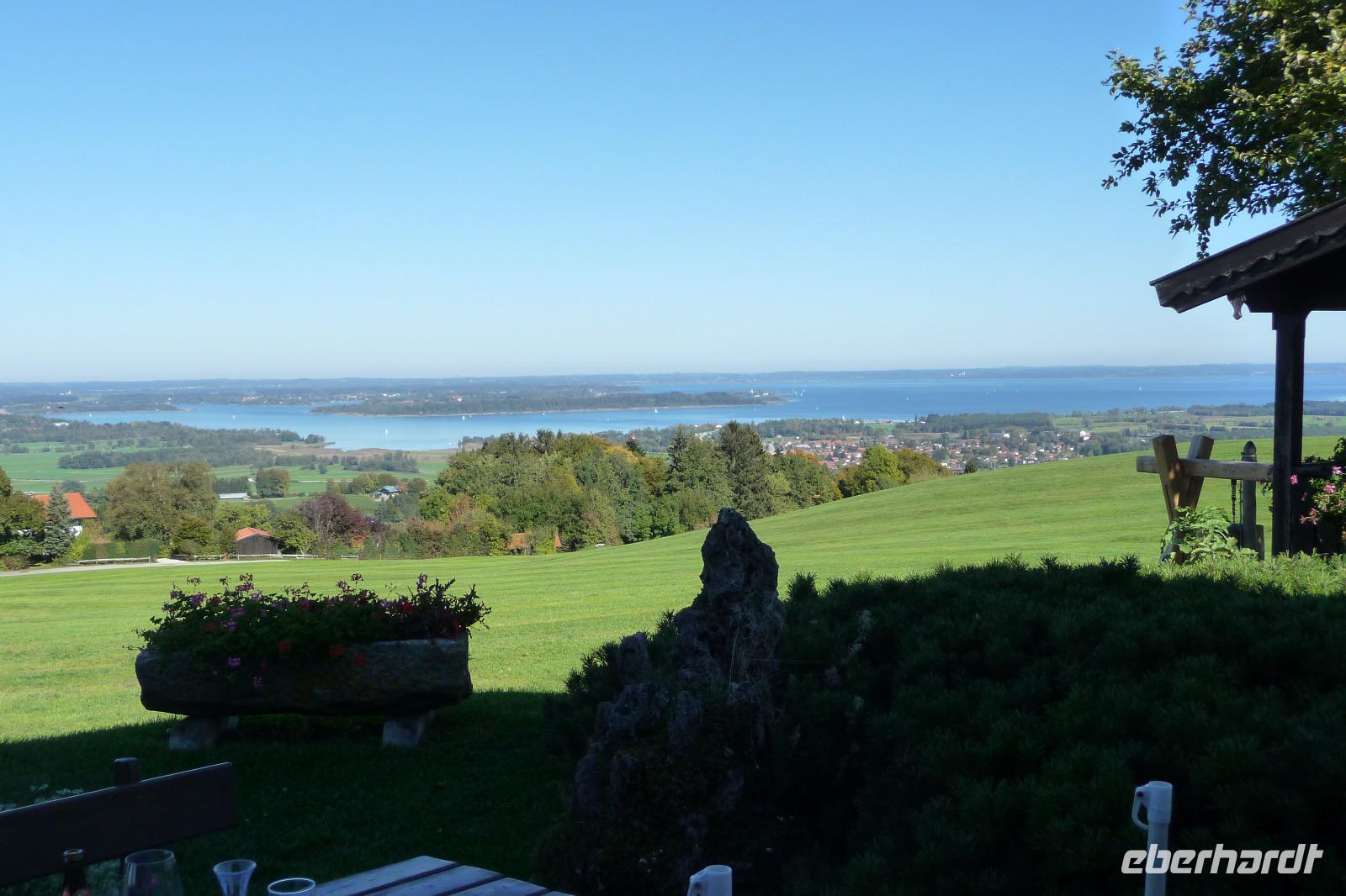 Blick über den Chiemsee