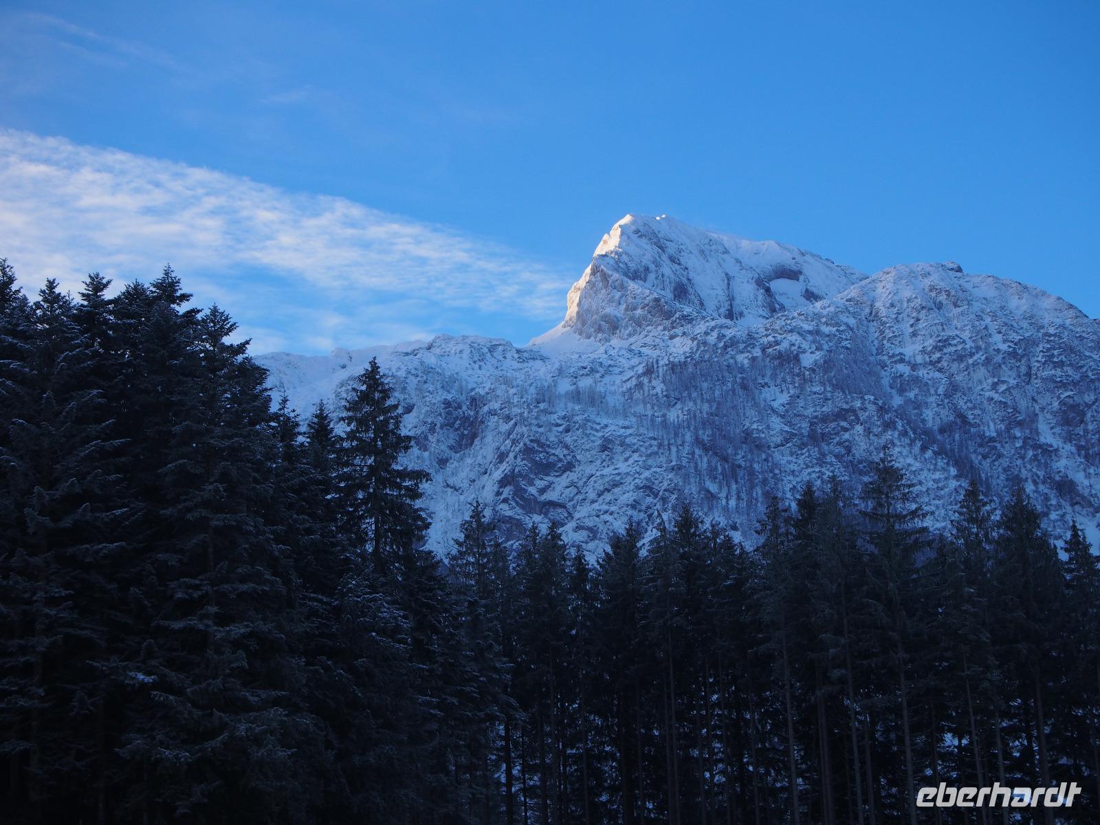 Blick aus dem Hotelfenster in Abtenau