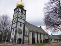 Bärnbach - Pferdeweihe an der Hundertwasserkirche 