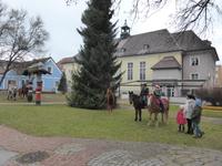Bärnbach - Pferdeweihe an der Hundertwasserkirche 